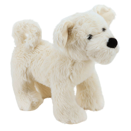 Jomanda Cream Puppy Dog Super Soft Fabric Toy