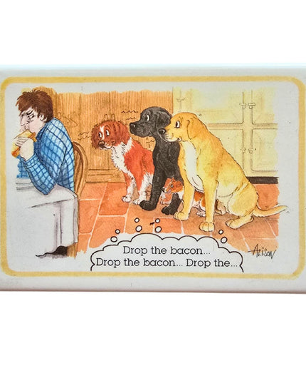 Dog Fridge Magnet Alisons Animals Funny Drop The Bacon