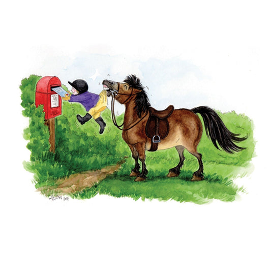 Alisons Animals Funny Horse Card "Handy Pony"