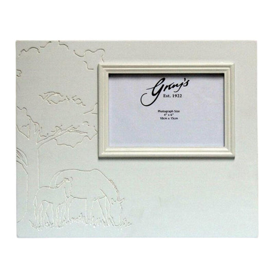 Grays Mare and Foal Contemporary Photo Frame