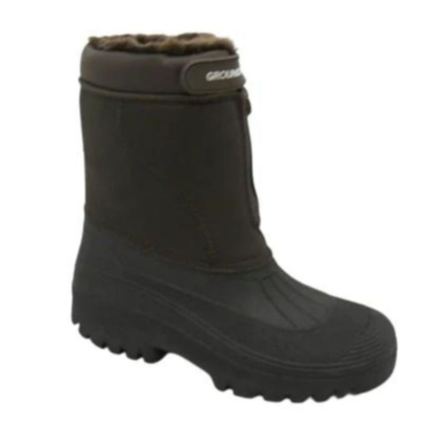 Groundworks Muck Equestrian Yard Dog Walking Boots Brown