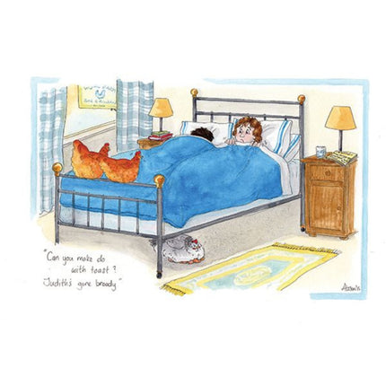 Alisons Animals Funny Hen Card "Eggs Are Off"