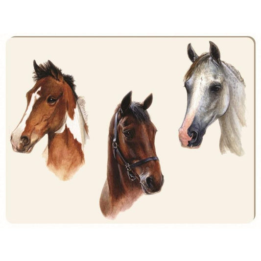 Grays Horse Head Portraits Design Glass Worktop Saver