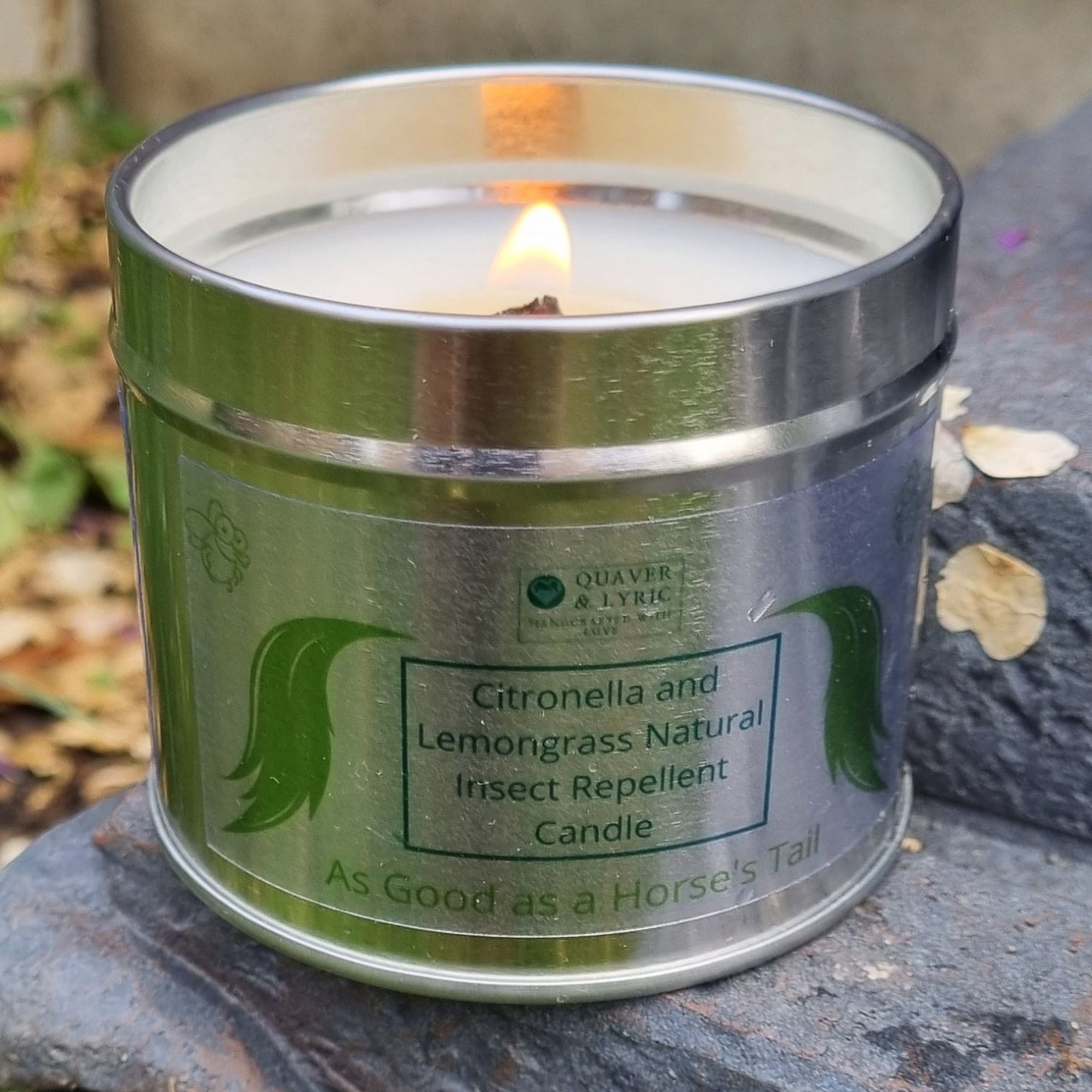 Scented Candle Citronella or Lavender With Naturally Derived Insect Repellent