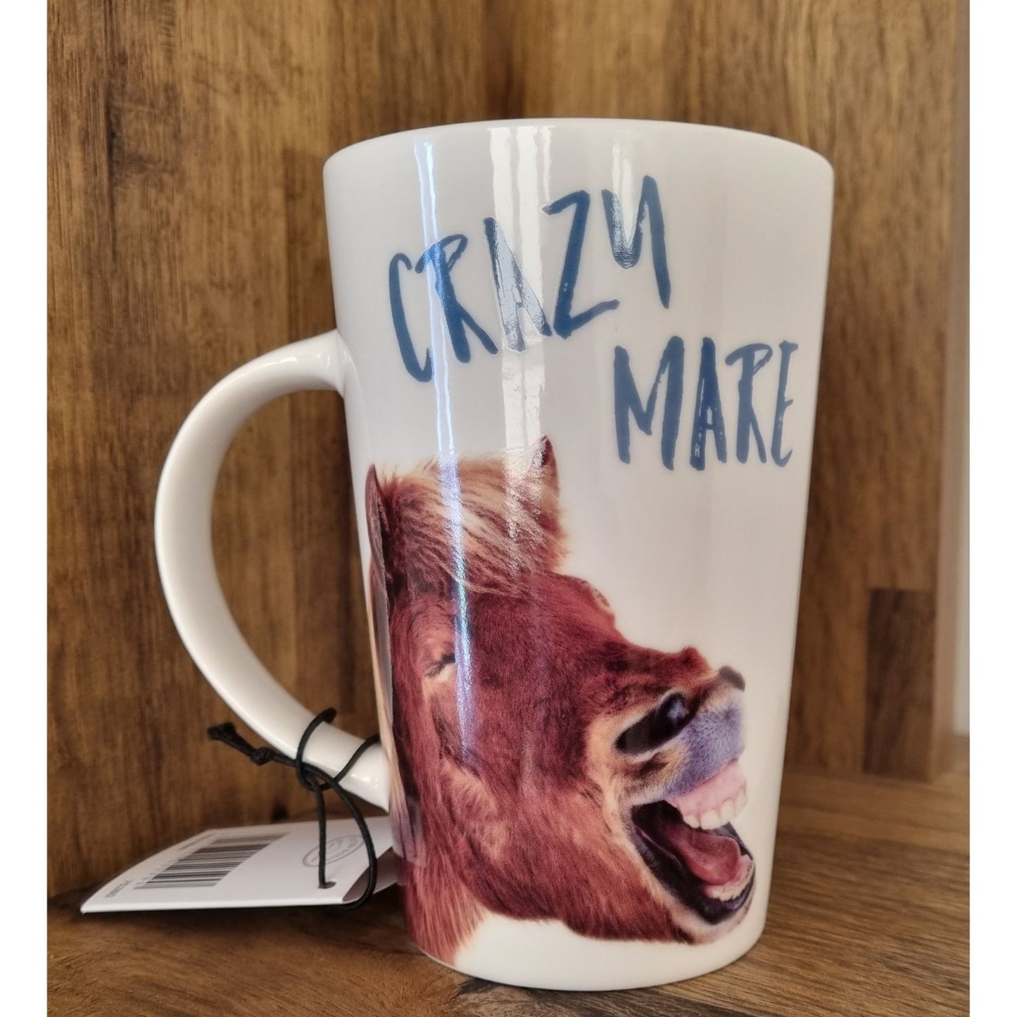 Latte Mug Horse Design Crazy Mare