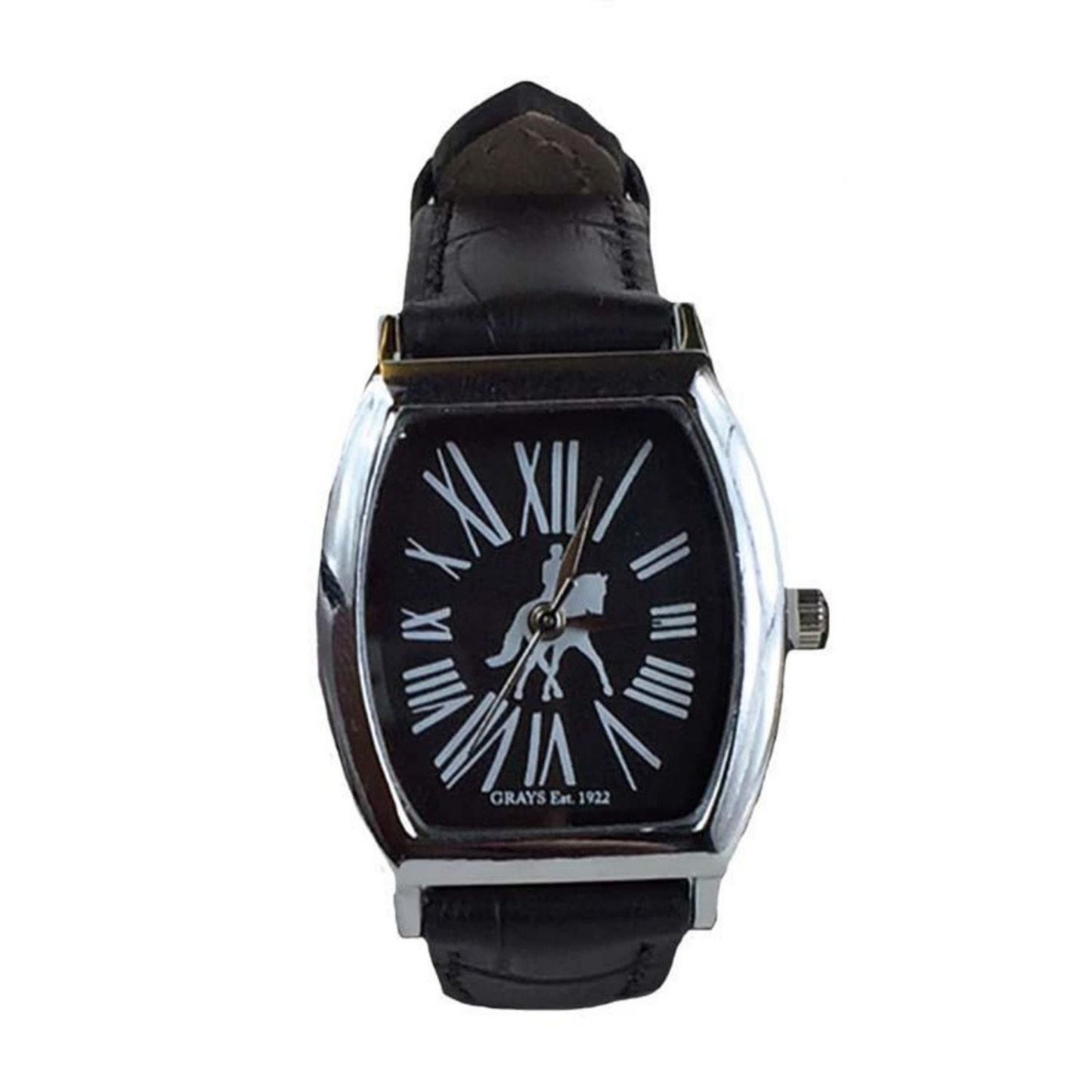 Grays Watch Heritage Dressage Design Coal Coloured Leather Strap