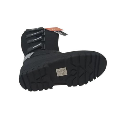 bottom view of groundwork equestrian dog walking muck boot showing the thick tread for extra grip