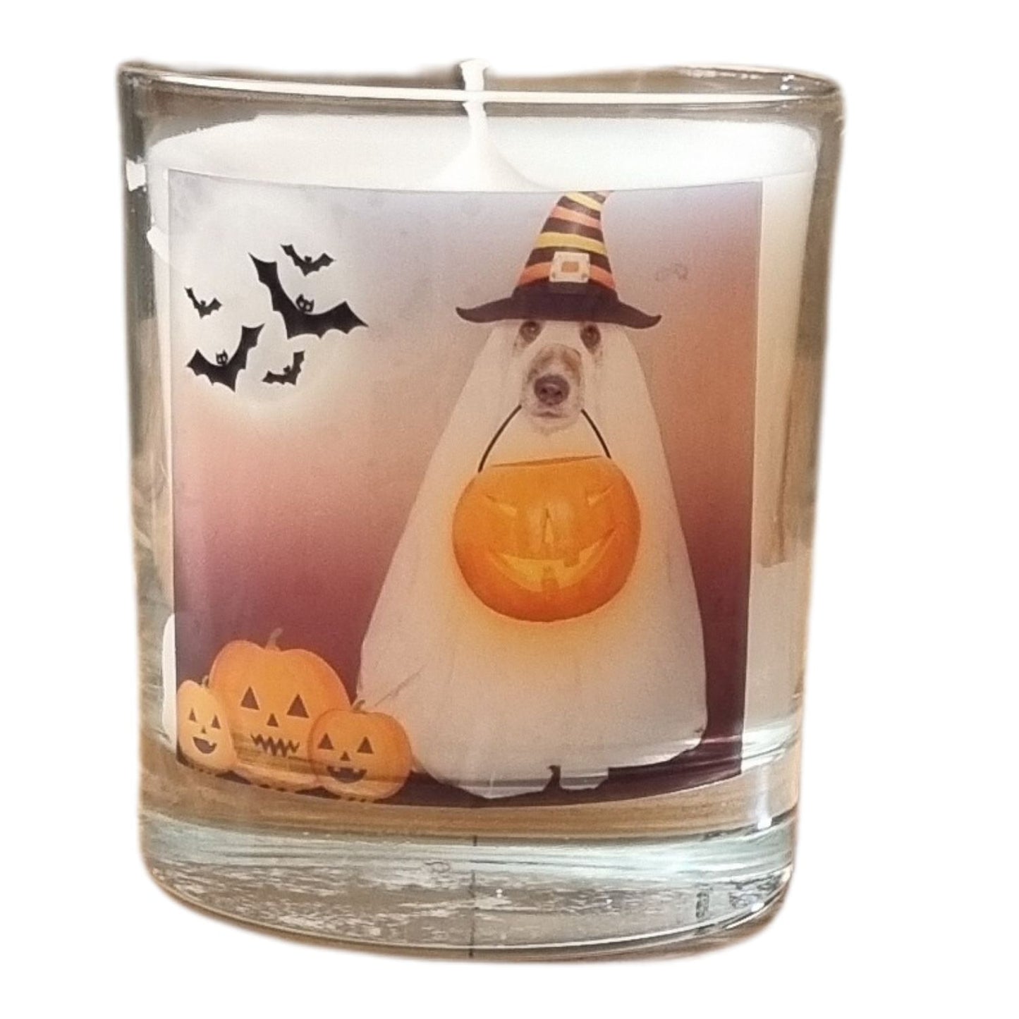 Quaver & Lyric Scented Candle in Glass Halloween Dog Design
