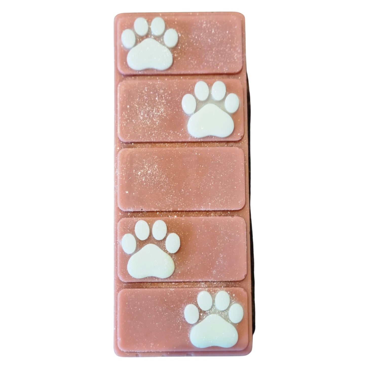 Highly Scented Wax Melts Two Tone Dog Pawsome Design