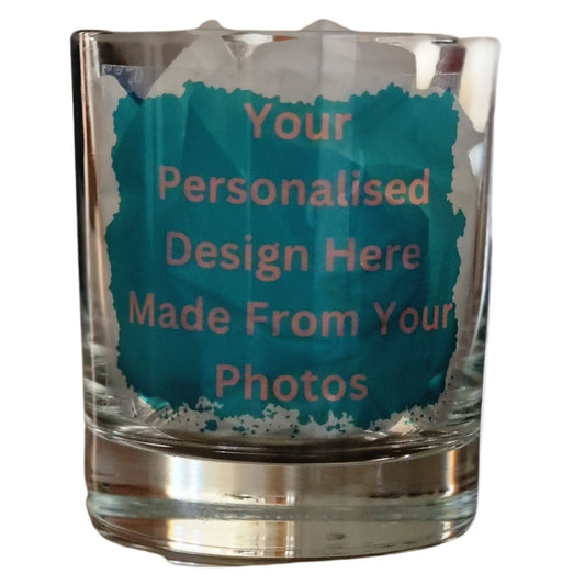 Quaver & Lyric Scented Candle In Glass Container Personalised Design