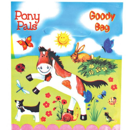 Party Goody Bags 8 pk With Pony Pals Design For Children's Party