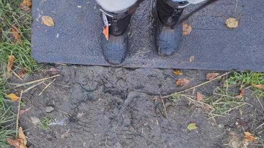 Groundworks Muck Equestrian Yard Dog Walking Boots Black