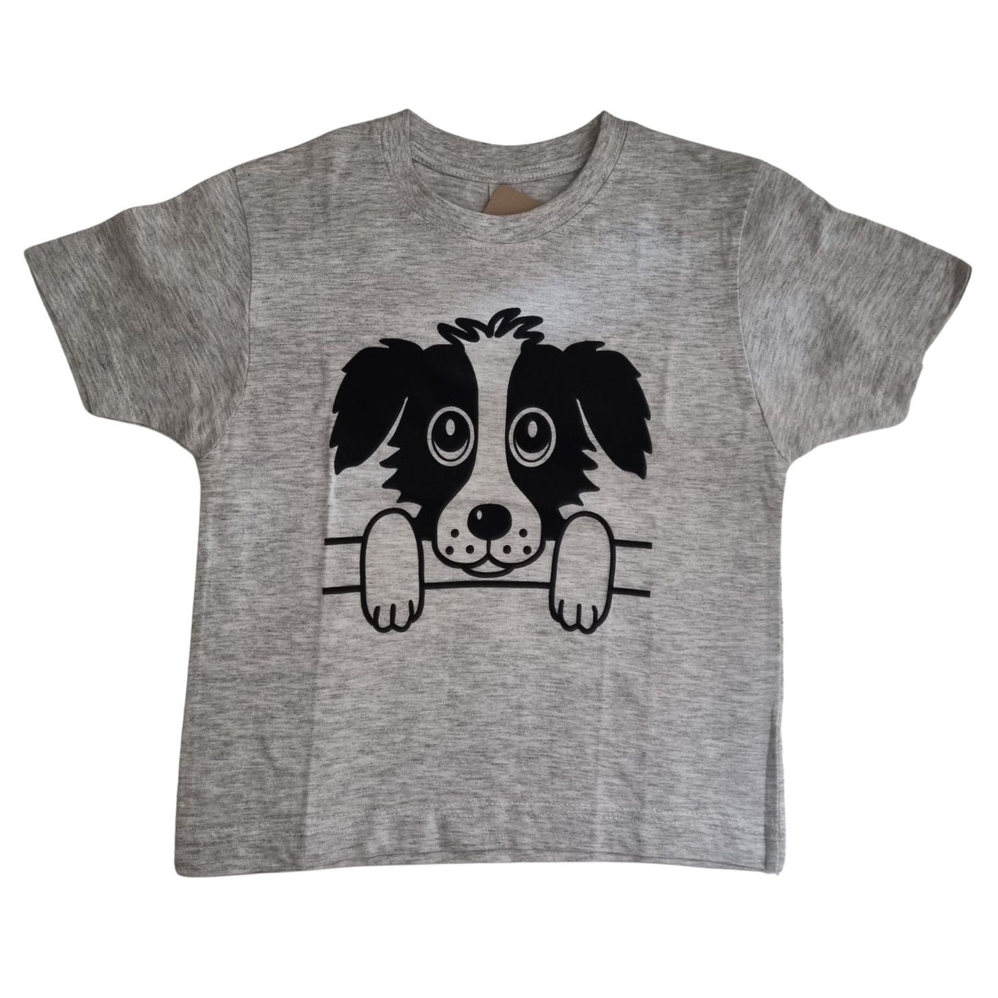 Children's T Shirt Dog Printed With Rex The Dog Design Cotton