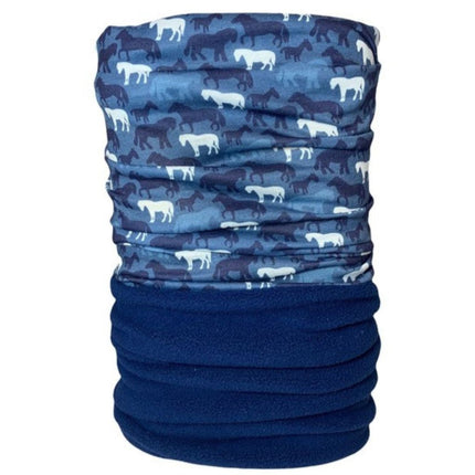 Platinum Cartmel Snood Neck Warmer Horse Design
