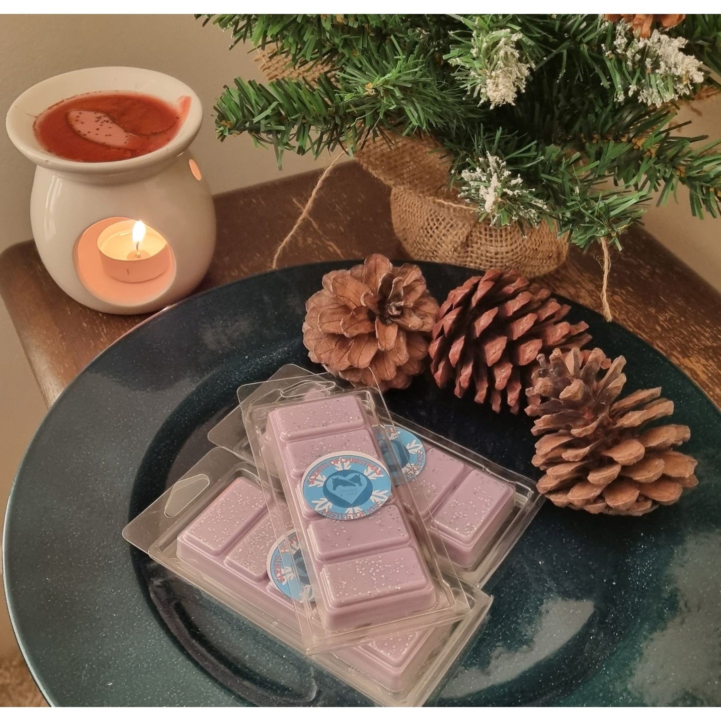 Christmas Soy Wax Melts in Clamshell 60g