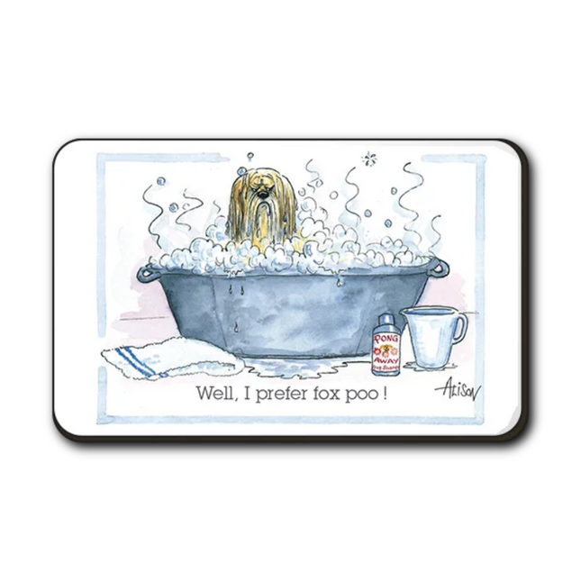 Funny Dog Fridge Magnet Alison's Animals Well I Prefer Fox Poo